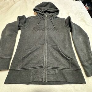 Carhartt Charcoal Full-Zip Hoodie, Small (4-6)